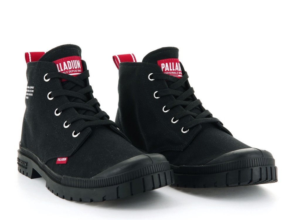 Botas Palladium PAMPA SP20 DARE Mujer Negras | Costa Rica-80274